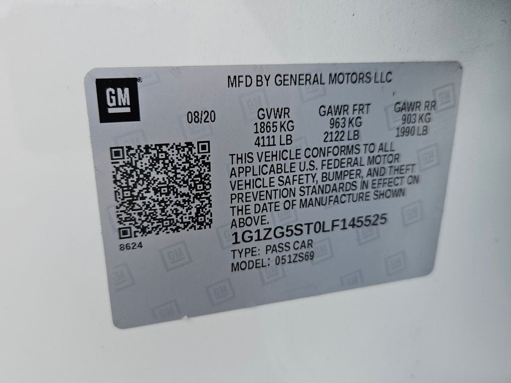 2020 Chevrolet Malibu FWD RS