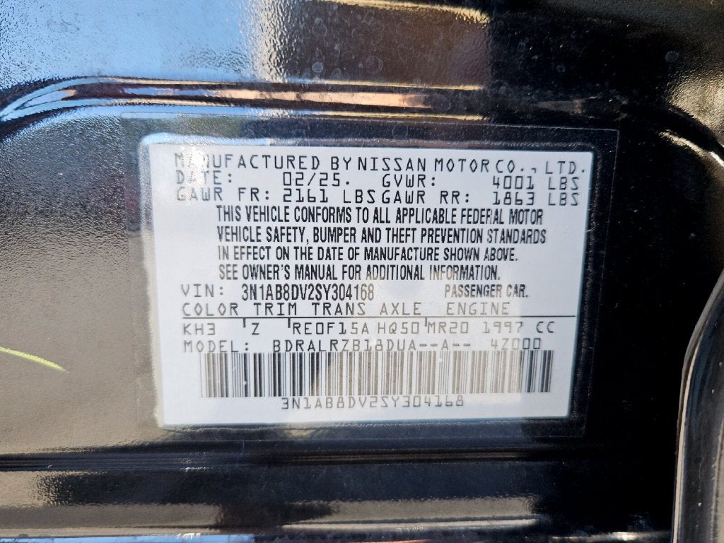 2025 Nissan Sentra SR