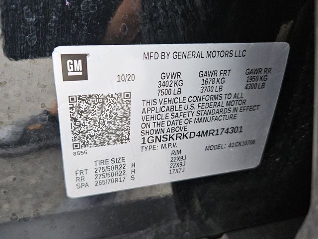 2021 Chevrolet Tahoe RST