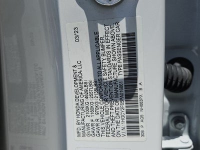 2023 Honda Accord Hybrid EX-L