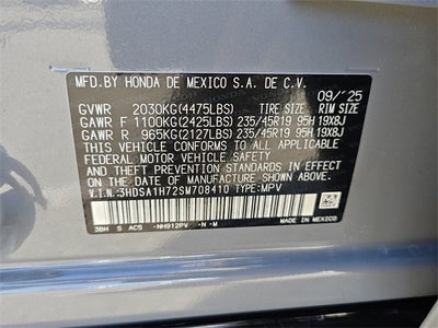 2025 Acura ADX A-Spec with Advance Package