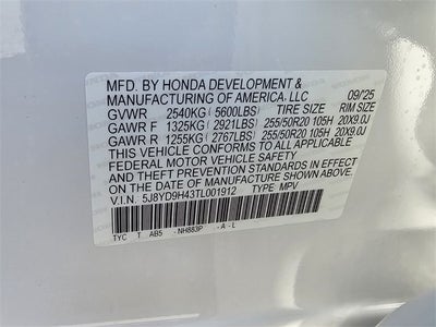 2026 Acura MDX with Technology Package