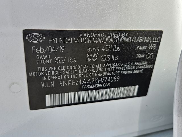 2019 Hyundai Sonata ECO