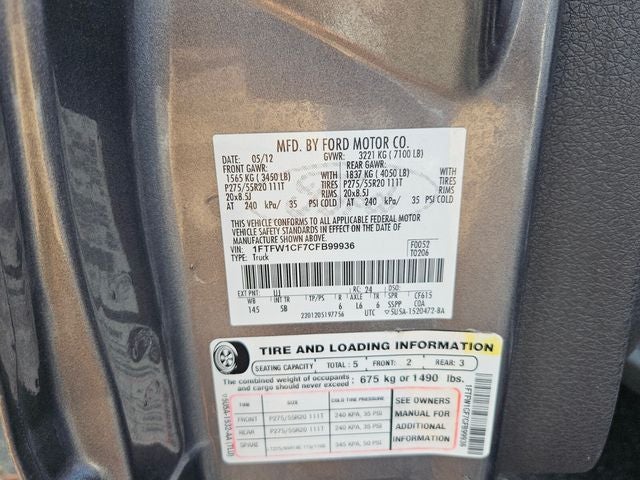 2012 Ford F-150 FX2