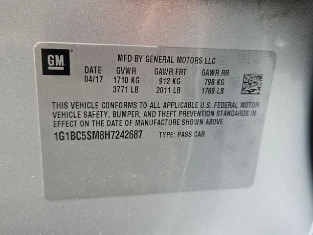 2017 Chevrolet Cruze LS