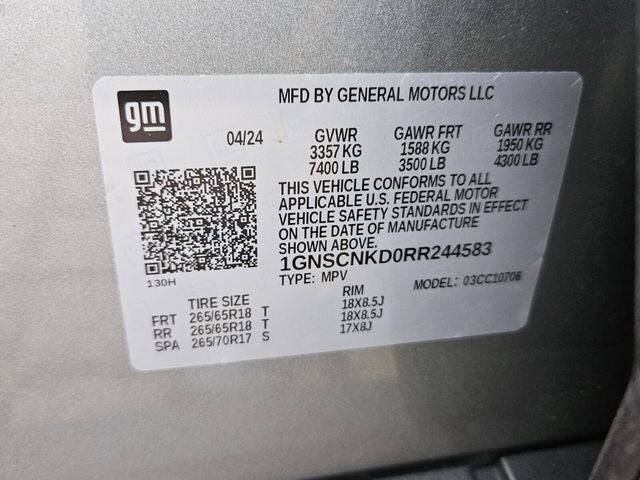 2024 Chevrolet Tahoe LT