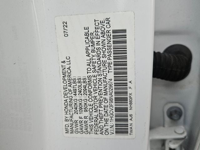 2022 Honda Accord Hybrid Touring