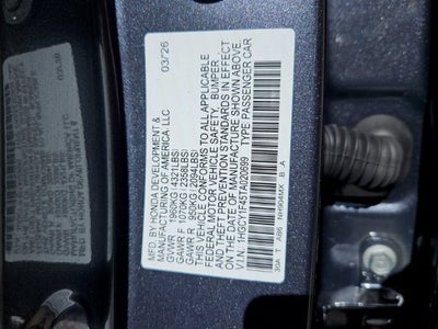 2026 Honda Accord SE