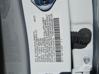 2023 Honda Accord Hybrid EX-L w/o BSI