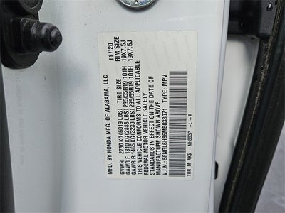 2021 Honda Odyssey Touring