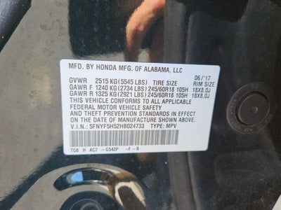 2017 Honda Pilot EX-L