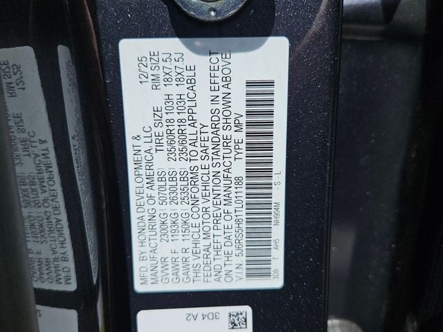 2026 Honda CR-V Hybrid Sport-L