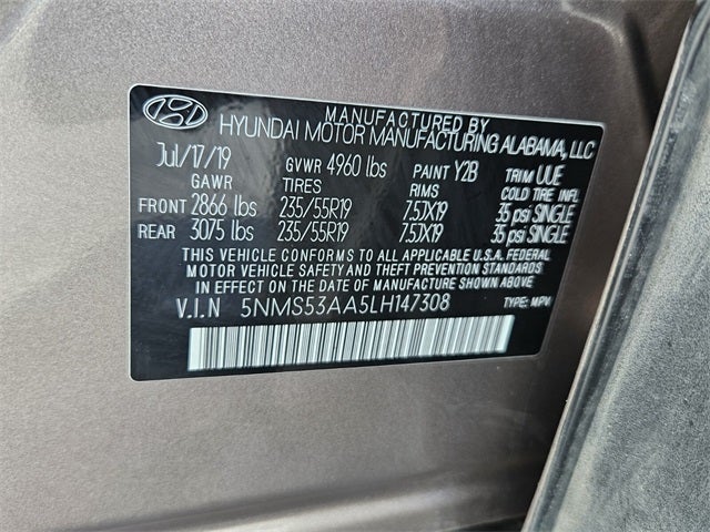 2020 Hyundai Santa Fe Limited