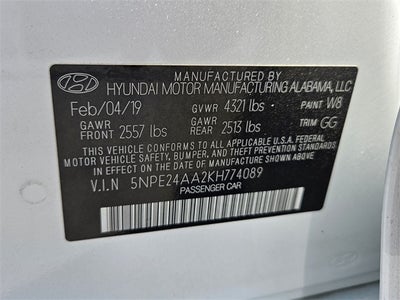 2019 Hyundai Sonata ECO