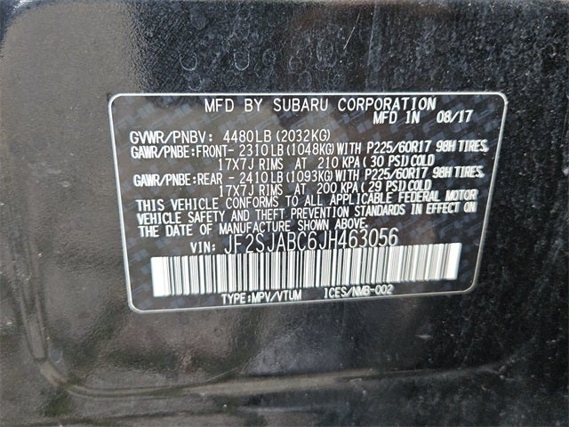 2018 Subaru Forester 2.5i