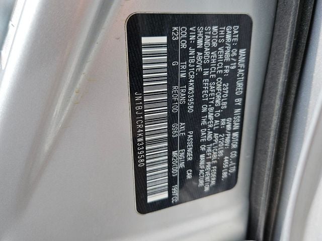 2019 Nissan Rogue Sport S