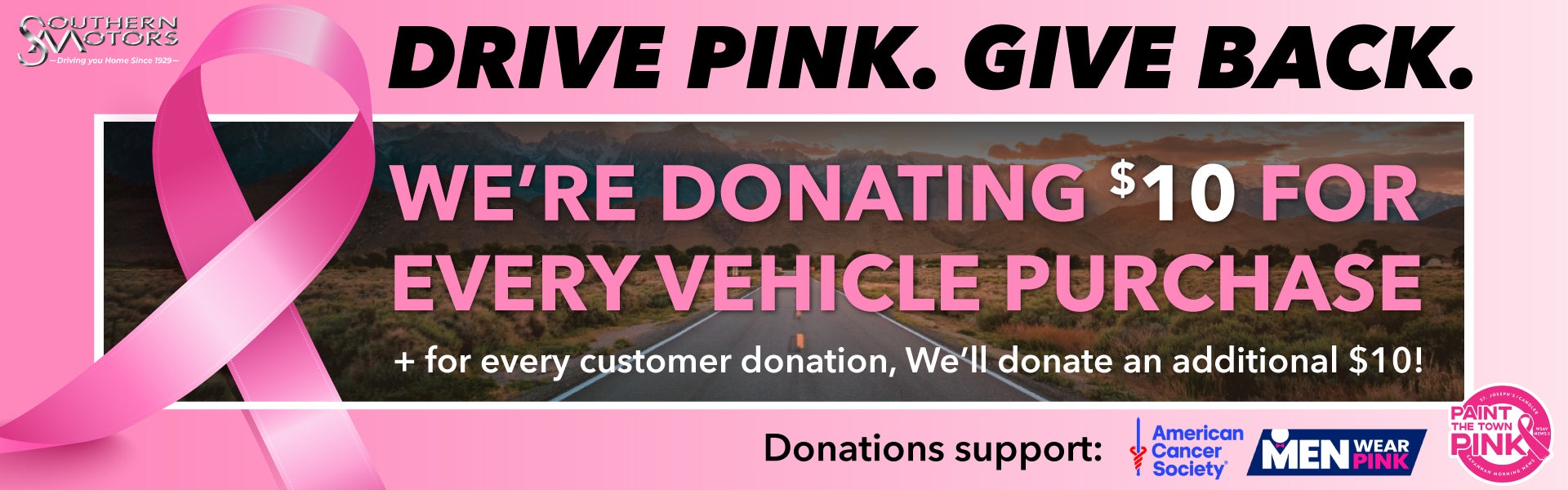 Drive Pink Give Back