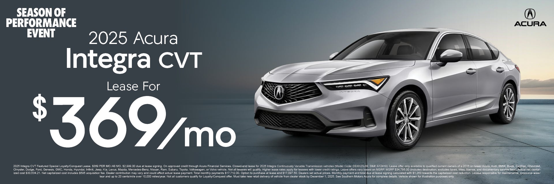 2025 Acura Integra CVT